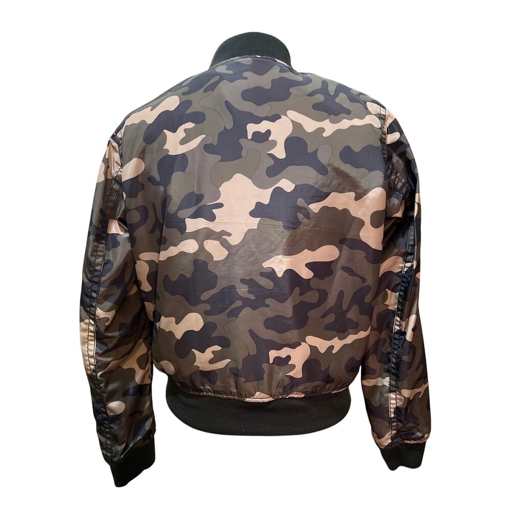 Women’s Gap Camo Bomber Jacket Size S - Picture 2 of 10